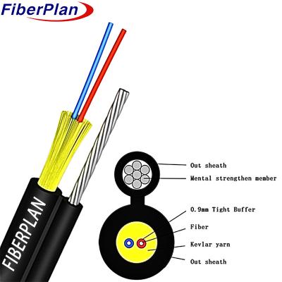 Китай Волокно для дома кабель для воздушного сброса Арамидная пряжа 2 ядра FTTH продается