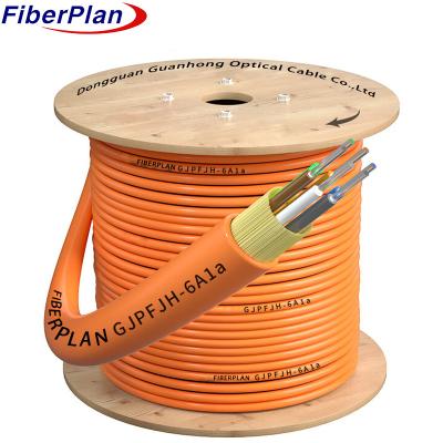 China Distribución Kevlar reforzar el amortiguador estrecho 6 8 12 24 Cable óptico de base en venta