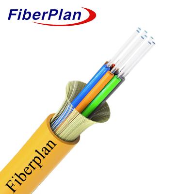 China Fiberplan Indoor soft cableTight Buffer Distribution G652d G657a Om3 Om4 Glasvezelkabel GJFJV Te koop