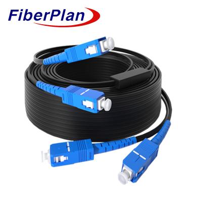 China Fiberplan GJYXCH 1 2 Core Patch Cord LC SC FC ST DIN UPC APC SM  Fiber 3m To 1000m for sale