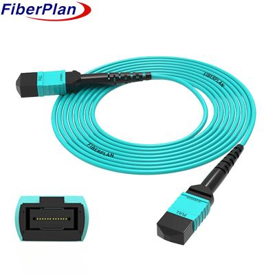 China FTTH FTTB FTTX Netzwerk MPO MTP Glasfaser Loopback mit niedrigem Einsetzverlust Om3 Glasfaserkabel zu verkaufen