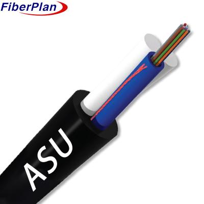 China Outdoor Single Double Sheath Outdoor Aerial Fiber Optic Cable Mini ADSS ASU 2-12 Cores for sale