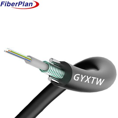 China Flexible and Durable Duct GYXTW Fiber Optic Cable for Aerial Installation for sale