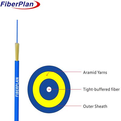 Chine Cable à fibre optique blindé en acier à 2 cœurs en spirale à vendre