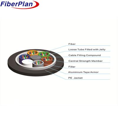 China Cables de fibra óptica de conducto GYTA con alambre central de acero para una mayor resistencia y protección en venta