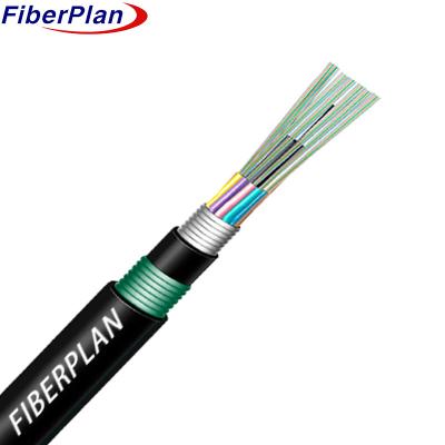 China Polyethylene Jacket GYTA53 Outdoor Optical Cable Double Armored Double Sheathed Stranded for sale