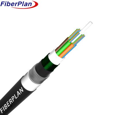 China GYTA53 Direct Burial Cable Double Armored Double Sheathed Outdoor Optical Cable for sale