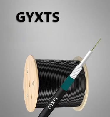 China Polyethylene Jacket GYXTS Crush Resistance Outdoor Armored Fiber Optic Cable for sale