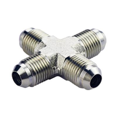 China Stainless Steel Hydraulic Crossover Hose Fittings for sale