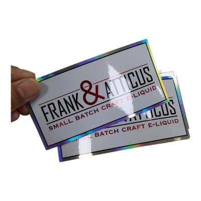 China Waterproof Custom Printing Hologram Vinyl Adhesive Sticker for sale