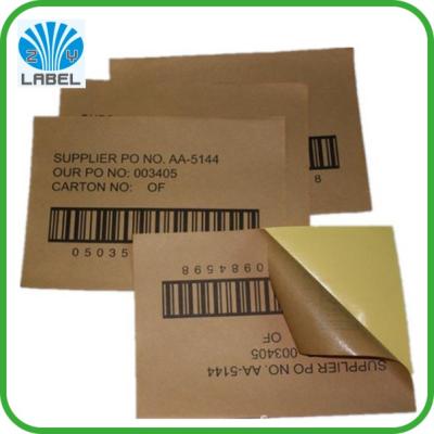 China Adhesive Logo Brand Paper Waterproof Printing Shipping Shipping Label For Box for sale