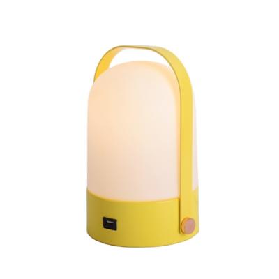 China Modern Decorative Smart USB With Built-in Battery Rechargeable Acrylic Handled Table Lamp For Home for sale