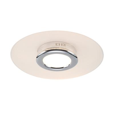 China 2020 New Product Contemporary Dimmable Round 500mm White Glass Shades 32W Led Surface Mounted Ceiling Light for sale