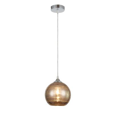 China Hot Sale Contemporary Plated Glass Pendant Lighting Pendant Lights With E27 for sale