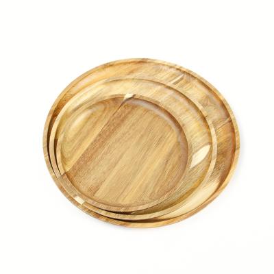 China Direct sales home wholesale multifunctional tableware factory restaurant hotel mini wooden tray for sale