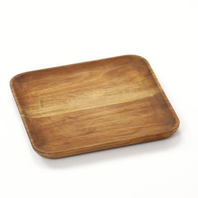 China Restaurant Home Wholesale Round Hotel Tray Wooden Restaurant Tools for sale