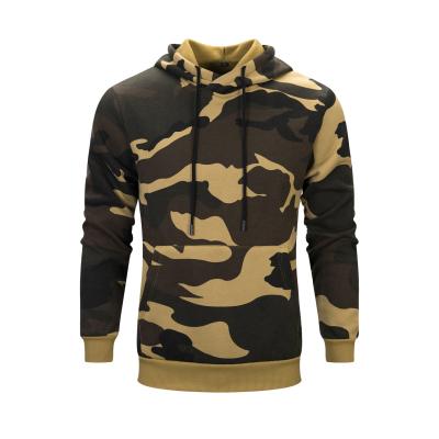 China 2021 Breathable High Quality Custom Camouflage Pullover Men Hoodies Plain Oversize Printed For Casual for sale