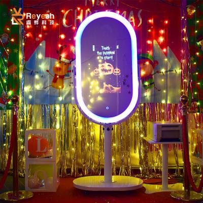 China 2022 Smart Party/Event/Wedding/Rental Photobooth Maker Selfie Station Events Photo Booth Touch Screen Mirror for sale