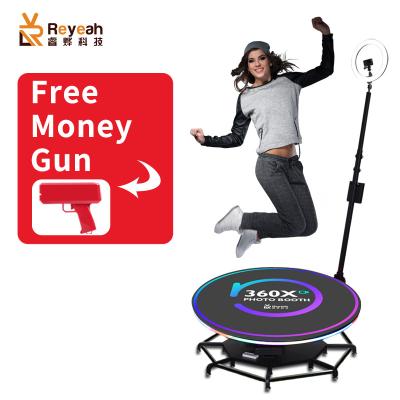 China Hot Sale Portable Metal Sheet Rotating Slow Motion 360 Video Photo Booth Machine For Sale for sale