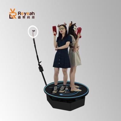 China Portable Metal Sheet 360 Video Spinner Selfie 360 ​​Degree Photobooth 360 Photo Booth Machine for sale