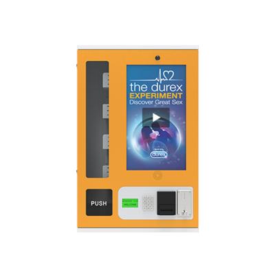 China High Quality Sheet Metal Mini Touch Screen Smart Condom Vending Machine For Sale for sale