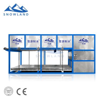 China food & Automatic Beverage Plant 2021 SNOWLAND Large Ice Block Machine With 15tons/day For Aquatic Products for sale