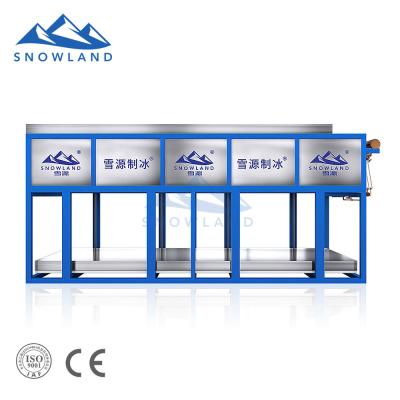 China food & 2021 Automatic Beverage Factory Snowland Ice Machine For Fishing With 5 Ton Block Ice Capacity For Chemical Cooling for sale