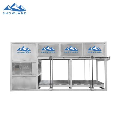 China food & Beverage plant SNOWLAND 1500kg/24h block ice machine with fully automated production, efficient productivity, for sale