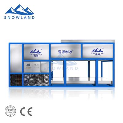 China food & Beverage factory SNOWLAND 3T direct cooling block ice machine, efficient ice function on sale for sale