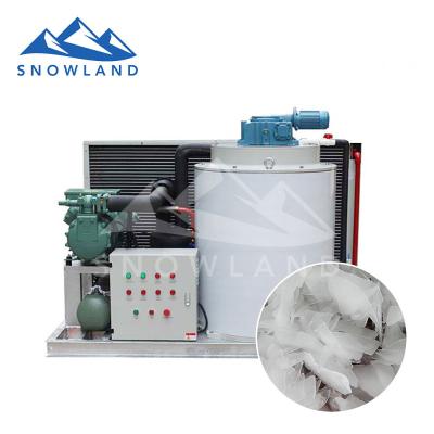 China food & Beverage Factory New Design Snowland Flake Ice Machine With 2.0t Capacity For Fish for sale