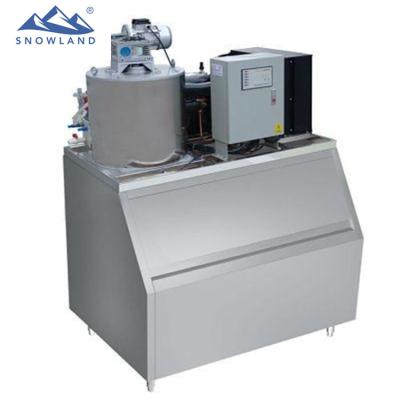 China food & Beverage Factory High Quality Ice Flake Maker Machine With 1ton Capacity for sale