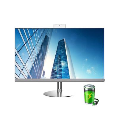 China DHP All In One Desktop Computer Touch Screen All In One 21.5 23.8 Inch Desktop PC With Battery for sale