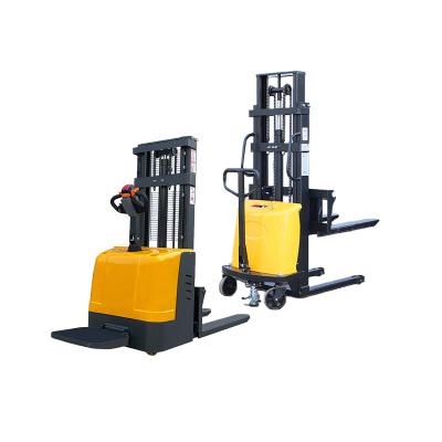 China Hotels factory wholesale type new 1.6 m 3 m2 ton electric forklift pallet station stacker for sale