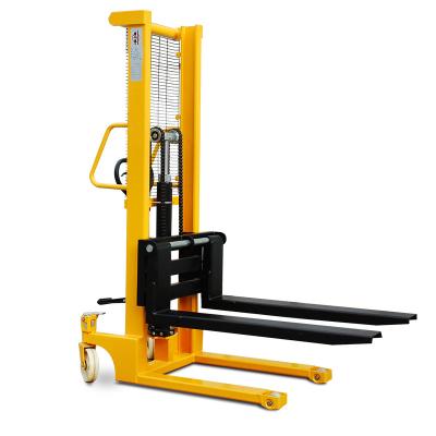 China 3 ton china manual hotels operated pallet stacker self loading1 ton 2 ton hydraulic forklift hand stacker for sale