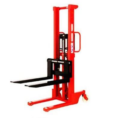 China Hotels Container Forklift Stacker Small 2000 Mm Hydraulic Manual Mini Hand Stacker Forklifts for sale