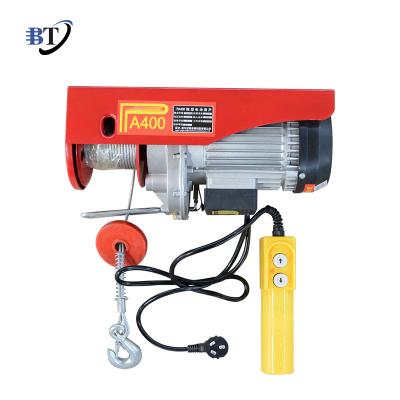 China Factory price pa1000 durable high quality construction machine electric wire rope micro lifting hoist for sale