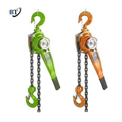 China High quality portable 3ton 3m portable block construction mini hand lever lifting ratcheting chain hoist for sale