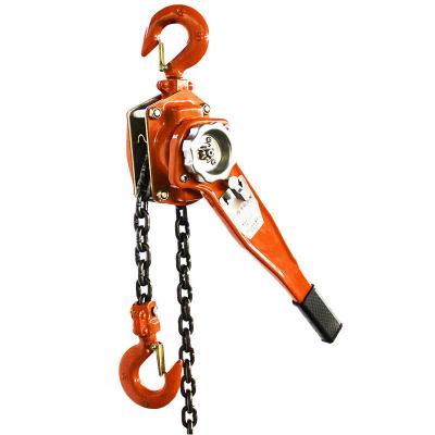 China Lifting Goods 1 Ton Ratchet Chain Block Hoist Manual Lever Block Hoist 6 Ton Lever Block Grade G80 For Construction for sale