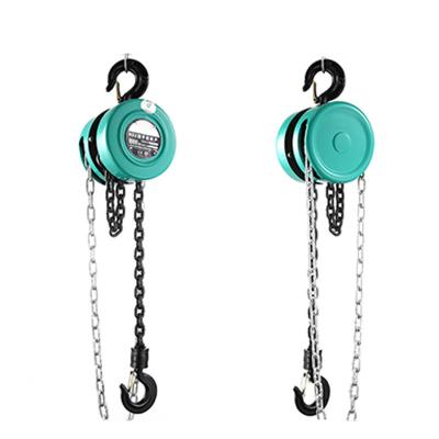 China Construction Factory Price 5ton Manual Hand Hoist Round Chain Block Manual Operate Chain Hoist 100kg for sale