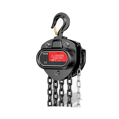 China Wholesale Hotels Triangle Factory Manual Operate Chain Hoist 500 Kg 250kg Chain Pulley Block for sale