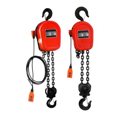 China Construction site lifter 5 ton 9m high quality construction machine 220V DHS chain hoistlifting electric hoist for sale