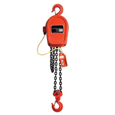 China High Quality Portable Construction Crane Hoist Machine 220V 1.5 Ton 2 Ton 5 Ton 9m Construction Site Lifter DHS Chain Block Motor for sale