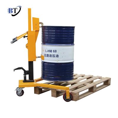 China Building Material Stores Portable Drum Pusher Flange One Drum Machine Hand Drum Pusher Ultra Durable Stacker for sale