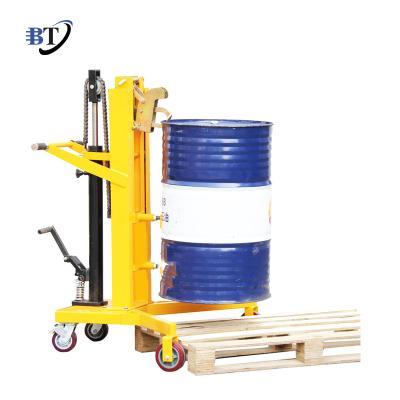 China Construction Material Stores China Manufacturer Hand Stacker Durable 250 350 Kg Drum Lifter Hydraulic Type Hand Stacker for sale