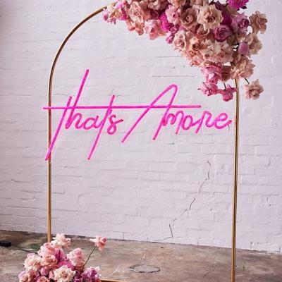 China Warehouse Decorative Neon Lights For Room Girl Wedding Pink Neon Sign for sale