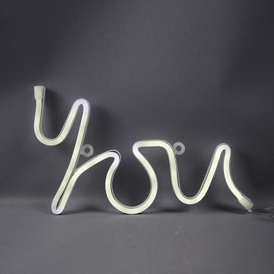 China Office factory price new style led neon sign manufacturer white color custom neon light sign lamp for sale