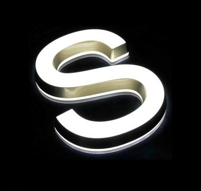 China Customized Retail Store Stainless Steel Sign Led Channel Letters Sign Signage 3D Illuminated for sale