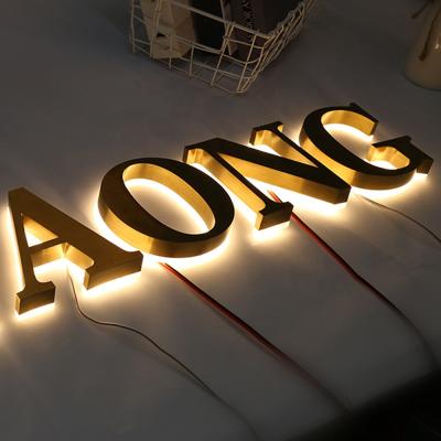 China 3D Retail Store Business Sign Logo Outdoor Stainless Steel Led Letter Lights Sign Led Channel Letter Outdoor Store Sign Led Letter for sale