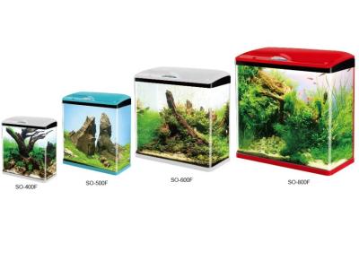 China Viable SOBO SO-300F/400F/500F/600F/800F with rounded corners mini aquarium for sale