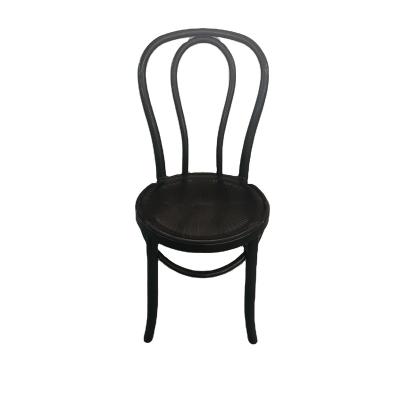 China Fruitwood Traditional Color Bentwood Stackable Chair For Wedding Party for sale